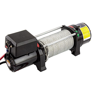 Лебедка автомобильная электрическая LB-3000,3,6 т., 3,4 кВт, 12 В Denzel 52023