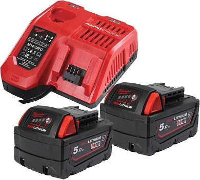 Аккумулятор с зарядным устройством для инструмента Milwaukee M18 NRGCR-502 4932479831