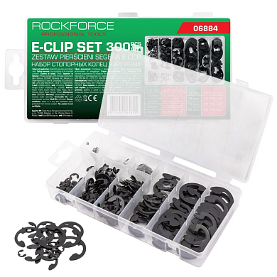 Набор наружных стопорных колец 1,5-22 мм 300 пр RockForce RF-06884