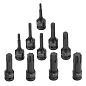 Набор головок-бит TORX ударных T30-T100 1/2'' 10 пр Forsage F-41013MPB