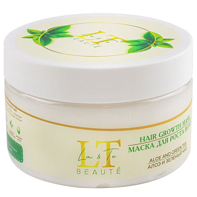Маска для роста волос Алоэ и Зеленый чай La and Te beaute LT-2166