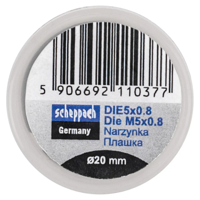 Плашка M5x0,8/Ф20 Scheppach Sch-DIE5x0.8
