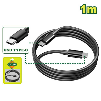 Кабель USB Type-C - Type-C DYLLU DTUB1502 (1 м)