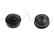 Головка триммерная ТН 3813-2 S леска ф 2.0 мм полуавт., леска 2 мм WORTEX 0318253