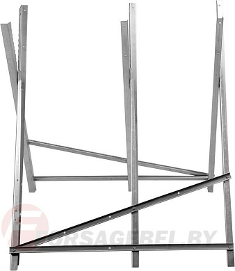 Козлы раскладные металлические для распиловки бревен 920х1020 мм мах150кг. Yato YT-79925
