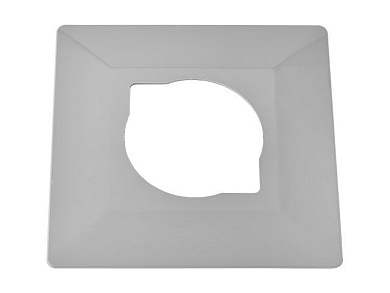 Рамка 1-местная декоративная светло-серая Bylectrica ЮЛИГ.735212.410сс