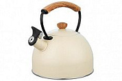 Чайник нерж 2,8 л со свистком, бежевый TM Appetite Shenzhen L&K Housewares Limited LKD-0028BGH