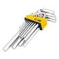 Набор ключей Г-образных HEX (6-гр) длинных, 13 пр., 2-19 мм JCB JCB-5137L