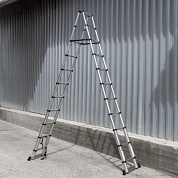 Стремянка телескопическая алюм. бытовая 3.2м 11+11 ступ. Scheppach Sch-UP320-2