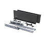 Система ящиков AKS L-300 графит высокий PUSH TO OPEN H=175 ДСП 16мм SLIMBOX 83075