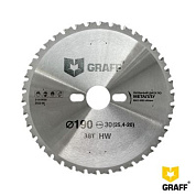 Пильный диск по металлу 190x30x38z EXPERT GRAFF 21819038