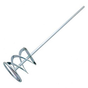 Миксер для красок и штукатурных смесей, 80х400 мм, оцинкованный, шестигранный хвостовик 8 мм Denzel 848447