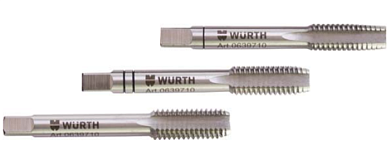 Набор ручных метчиков Optimum 3 шт. DIN 352 M6 WÜRTH 063976