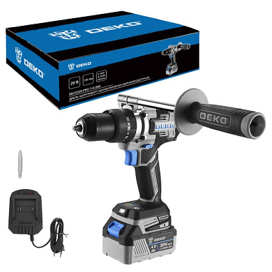Дрель-шуруповерт ударная аккумуляторная DKCID20 PRO 085-1068 DEKO 085-1068