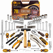 Набор инструментов 1/4"&1/2" 6-гр 78 пр. FORSTIME FT-4782-5