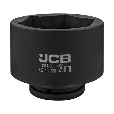 Головка ударная 120 мм 1'' 6-гр JCB JCB-485120