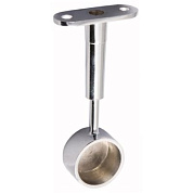 Держатель дистанционный концевой трубы d25 (936А) с регуляцией, хром AKS 14210