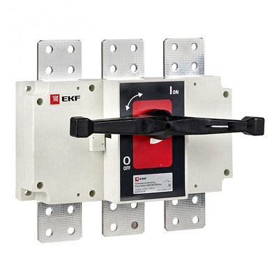 Рубильник-выключатель 1250A 3P c рукояткой управления для прямой установки PowerSwitch EKF psds-1250-3