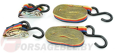 Лента для крепления багажа с трещоткой 125daN 25ммх5м 2шт. Vorel 82400