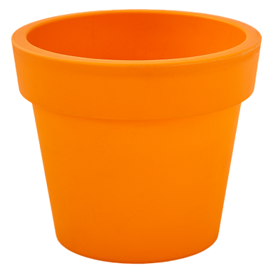 Вазон Гамма 14×12см., светло-оранжевый Алеана 115071СвОр
