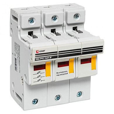 Предохранитель-разъединитель для ПВЦ 14x51 3P (с индикацией) EKF pr-14-51-3