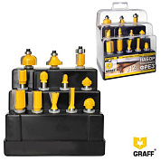 Набор из 12-ти фасонных фрез GRAFF 138212