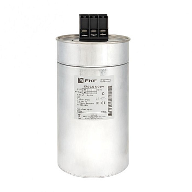 Конденсатор косинусный КПС-0,4-40-3 EKF PRO kps-0,4-40-3-pro