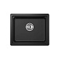 Мойка кварц, прямоугольная, KS-5501U, 550*450мм, черный металлик, под столешницу, Granula 119241