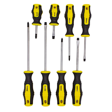 Набор отверток PH,SL 8 пр WMC TOOLS WMC-2084