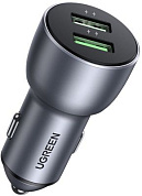 Автомобильное зарядное устройство Ugreen CD213-10144 Gray (10144)