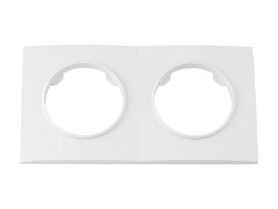 Рамка 2-местная белая, Прованс, Bylectrica ЮЛИГ.735212.498