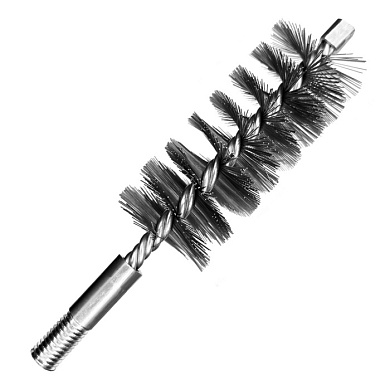 Щетка (ёрш) стальная 40 мм, М12 для чистки труб GRAFF 115040