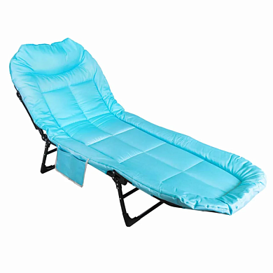 Шезлонг складной, голубой ISMA ISMA-FG-HY-8008LB