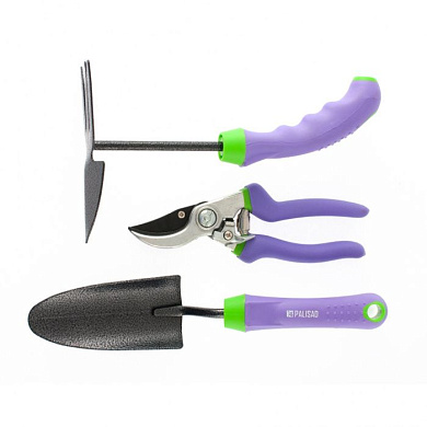 Набор садового инструмента, обрезиненные эргономичные рукоятки, 3 пр., Era Palisad 62903