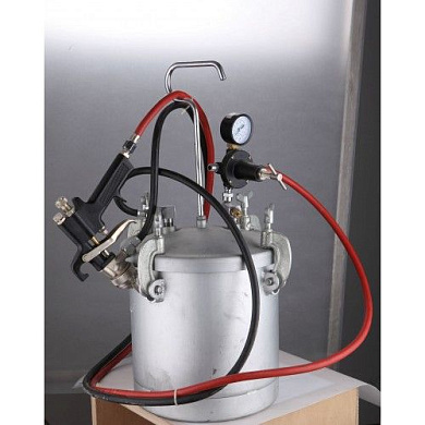 Красконагнетательный бак 10л. с краскопультом 1.8 мм и шлангом H-D PT-2