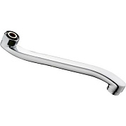 Излив 30 см для смесителя в ванной, нержавеющая сталь, хром Ledeme L30-S