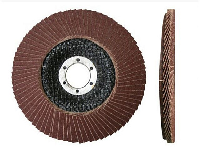 Круг лепестковый 150х22 мм ZK80 плоск. КЛТ1 LUGAABRASIV 4603347224908