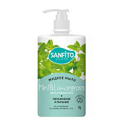Мыло жидкое Sanfito, 1 л, лемонграсс и мята
