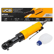 Пневмотрещотка 1/4'' 36 нм с прорезиненной рукояткой JCB JCB-RP7414