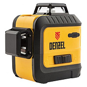 Лазерный уровень мультипризменный LX 360-3 Red, 30 м, 635 нм, аккумулятор Li 2800 мАч, резьба 5/8'' Denzel 35077