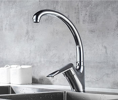 Смеситель для кухни, латунь, хром Ledeme L5940