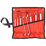 Набор накидных ключей, отогнутых на 75°, 6х7-20х22 мм 8 пр JBC JBC-5088P