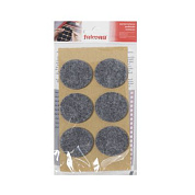 Подкладка самоприлипающая фетровая d40мм (1лист-6шт) серая FOLMAG 46462