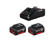 Аккумулятор GBA18V 4.0 Ah (-2-) + зарядное GAL 18V-40 BOSCH (1600A019S0)