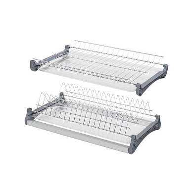 Сушка для посуды 700 с профилем, хром GRIDLI (без коробки) 113163