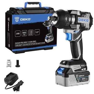 Гайковерт аккумуляторный ZKIS20 PRO MAX DEKO 083-1089