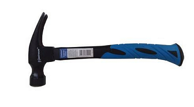 Молоток с гвоздодёром на фиберглассовой ручке 670 г. Unitraum UN-SCH670