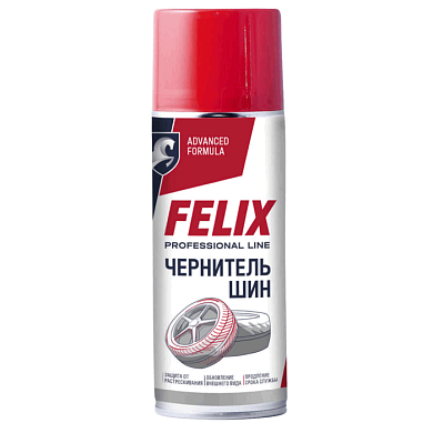 Чернитель шин Felix, в аэроз. уп. 520 мл. FELIX 411040114