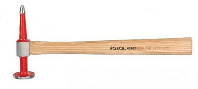 Молоток рихтовочный с кругл.плоск.головкой и кругл. прямым бойком Force 62602