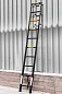 Лестница телескопическая алюминевая бытовая 2,9 м, 10 ступ. RockForce RF-UP290